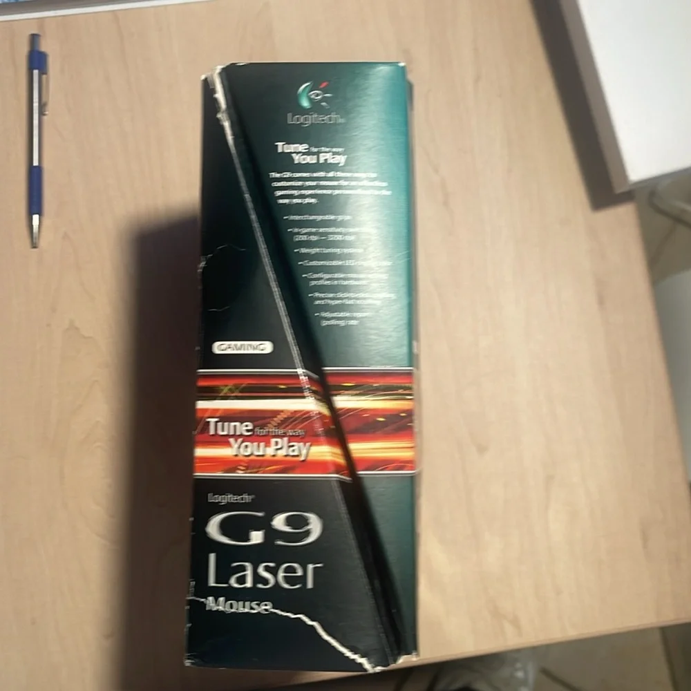 Logitech Original G9 laser mouse.